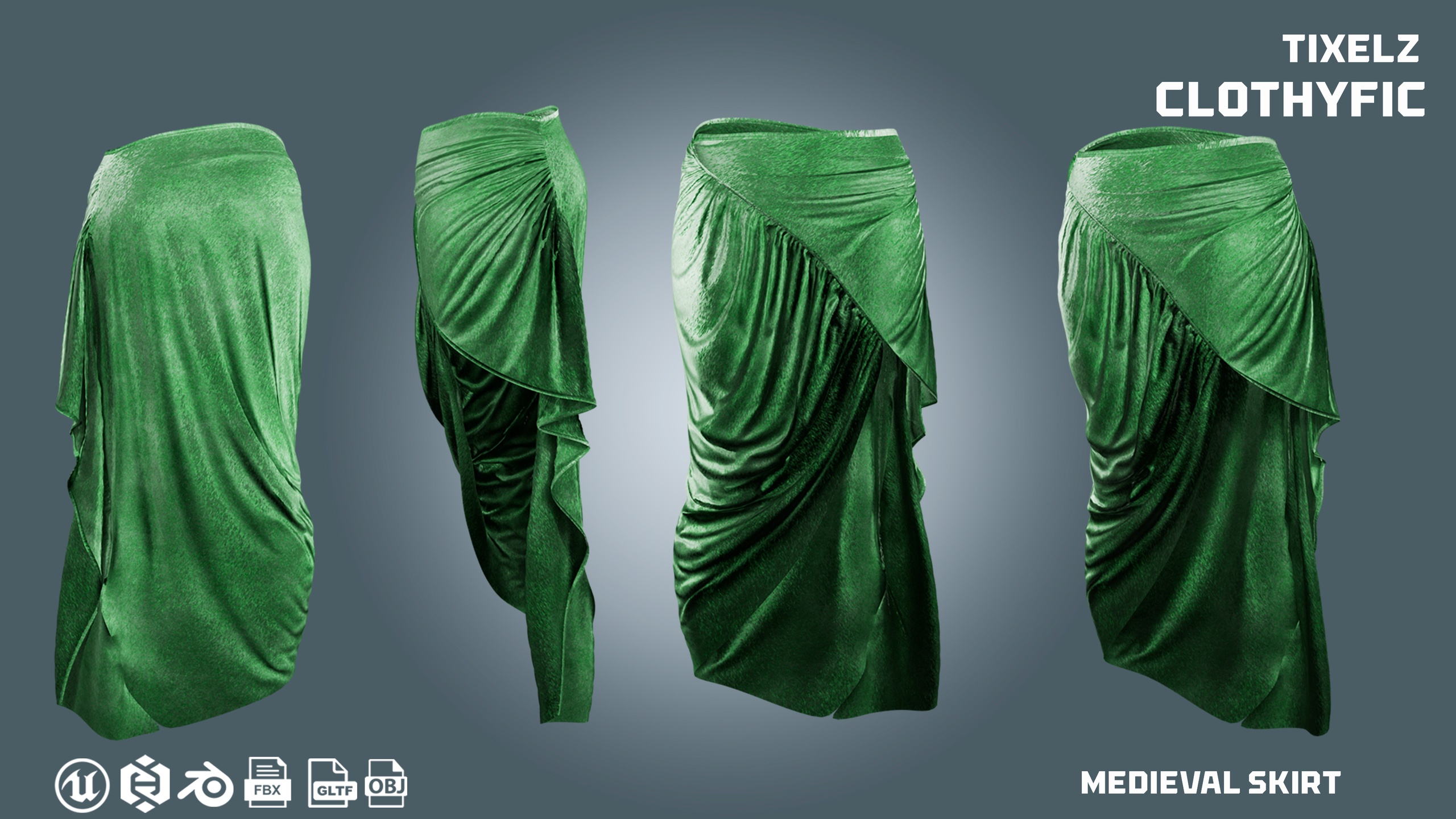 skirt - clothyfic medieval 42 제품 등록을 위한 미디어 1개