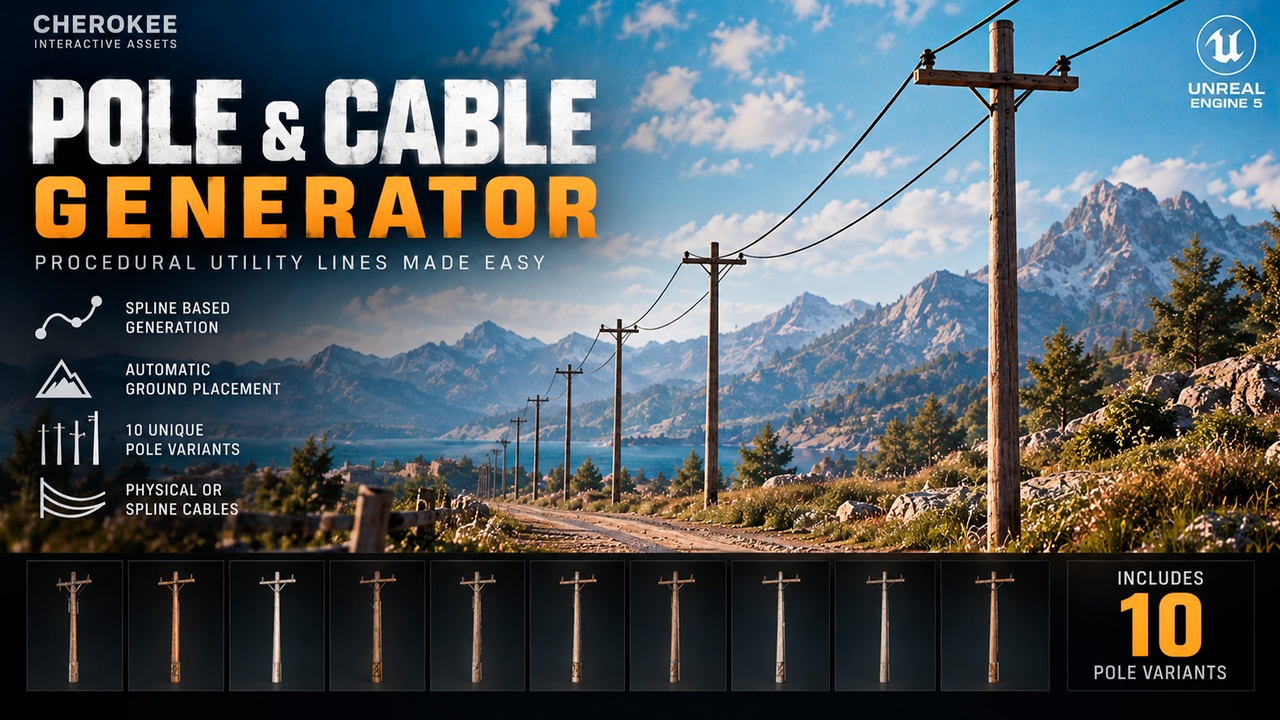 Media 1 for listing POLE & CABLE GENERATOR