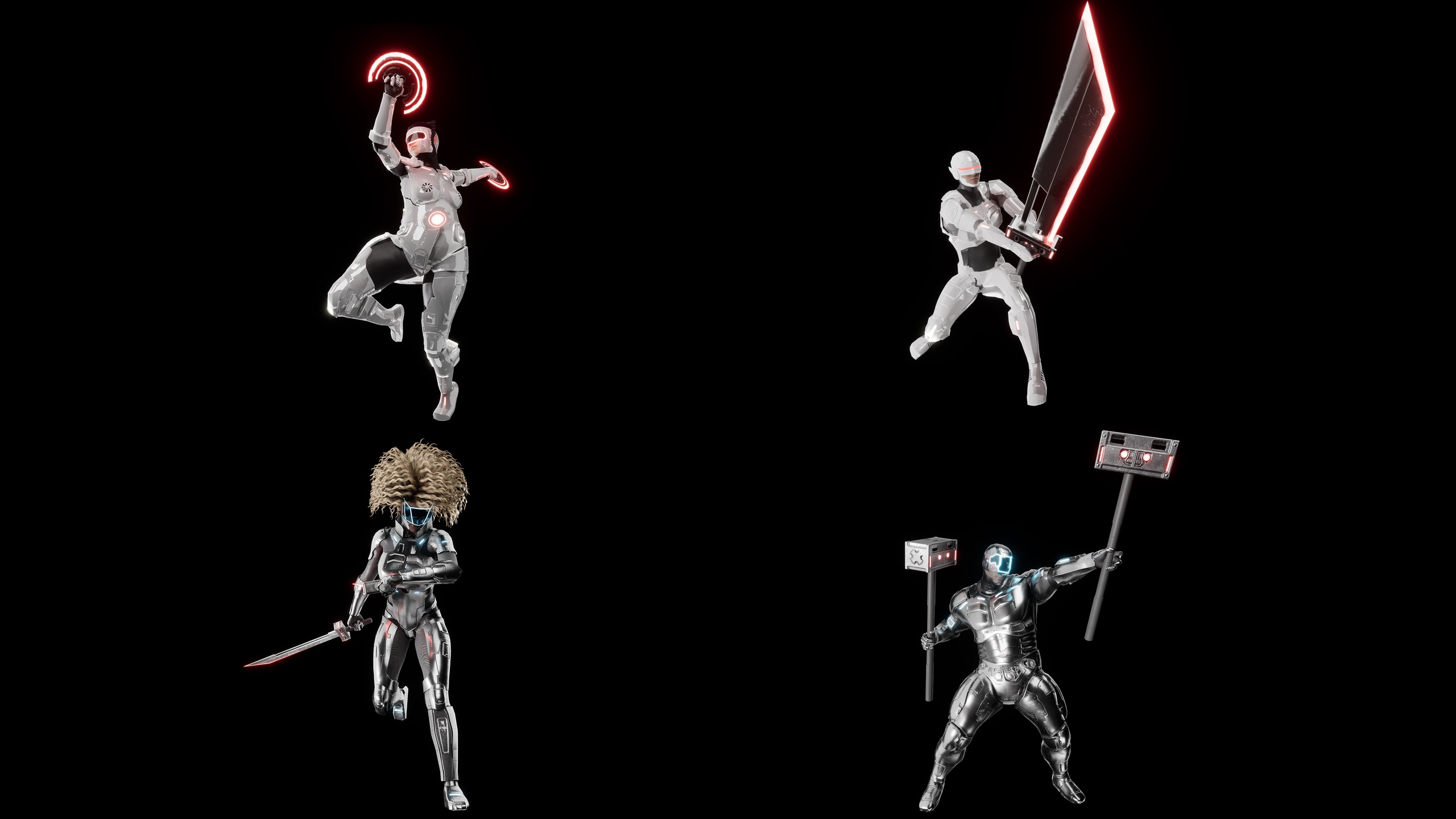 Medios 1 para el artículo Razor's Sci-Fi Character Pack
