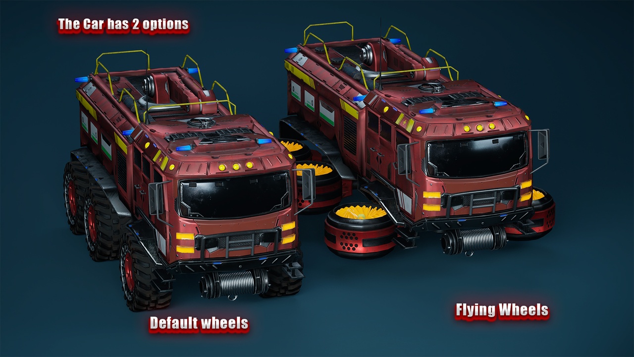 Media 1 for listing Sci-Fi Transport - Fireman truck