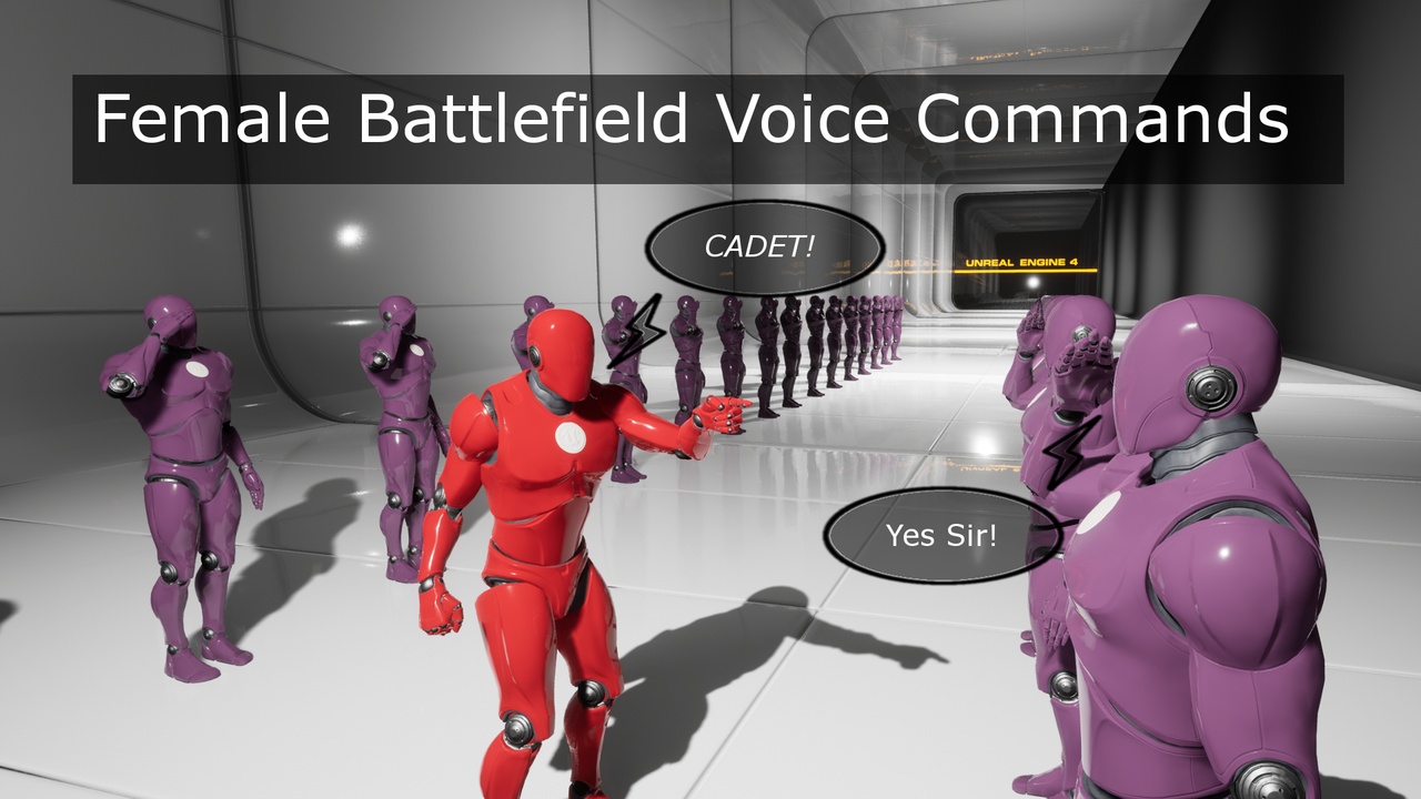 Media 1 for listing Female Battlefield Voice Commands
