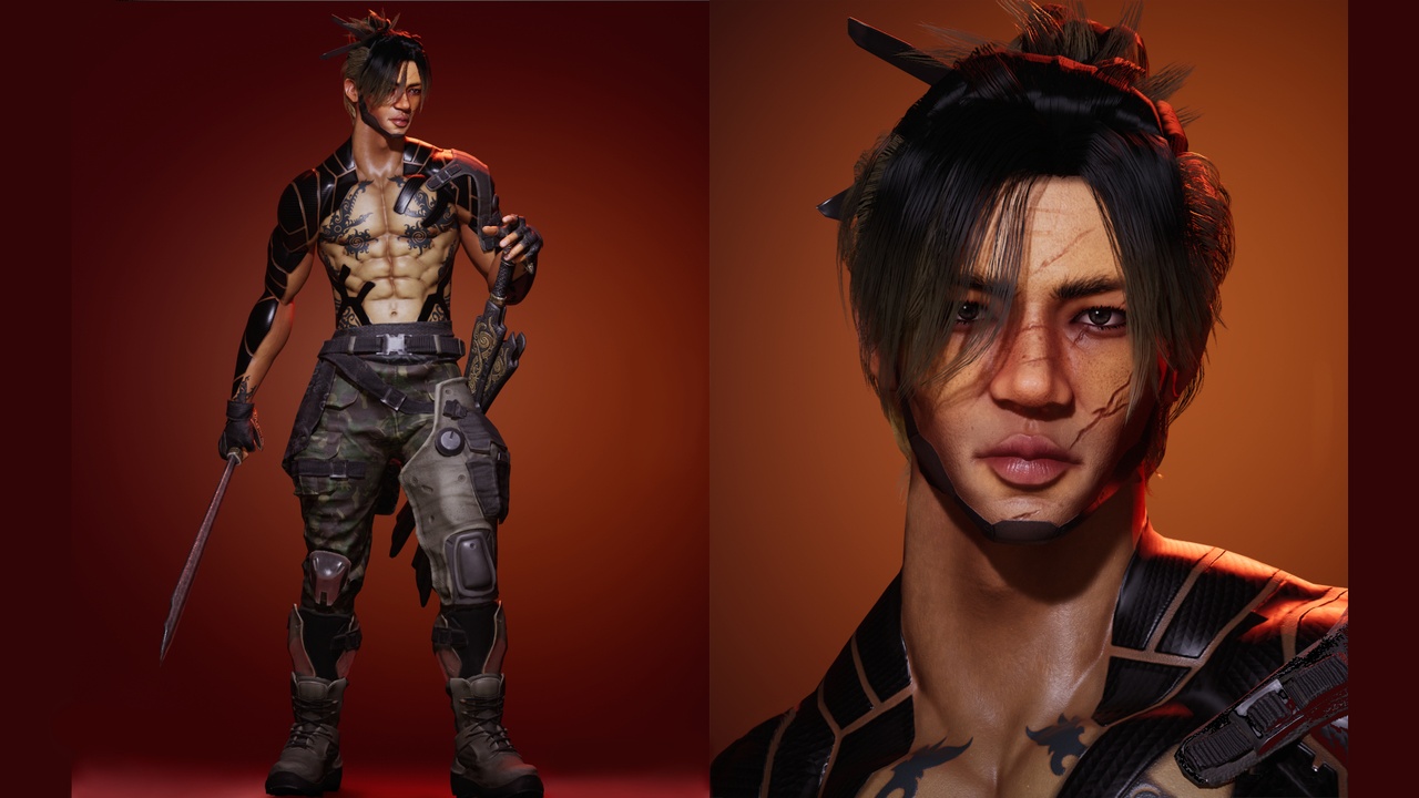 Media 1 for listing Futuristic Tribal Warrior