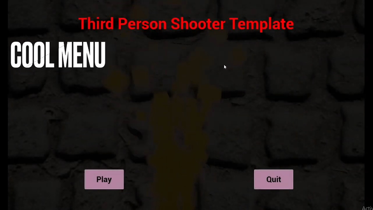 Media 1 for listing Cool Third Person Shooter Game Template