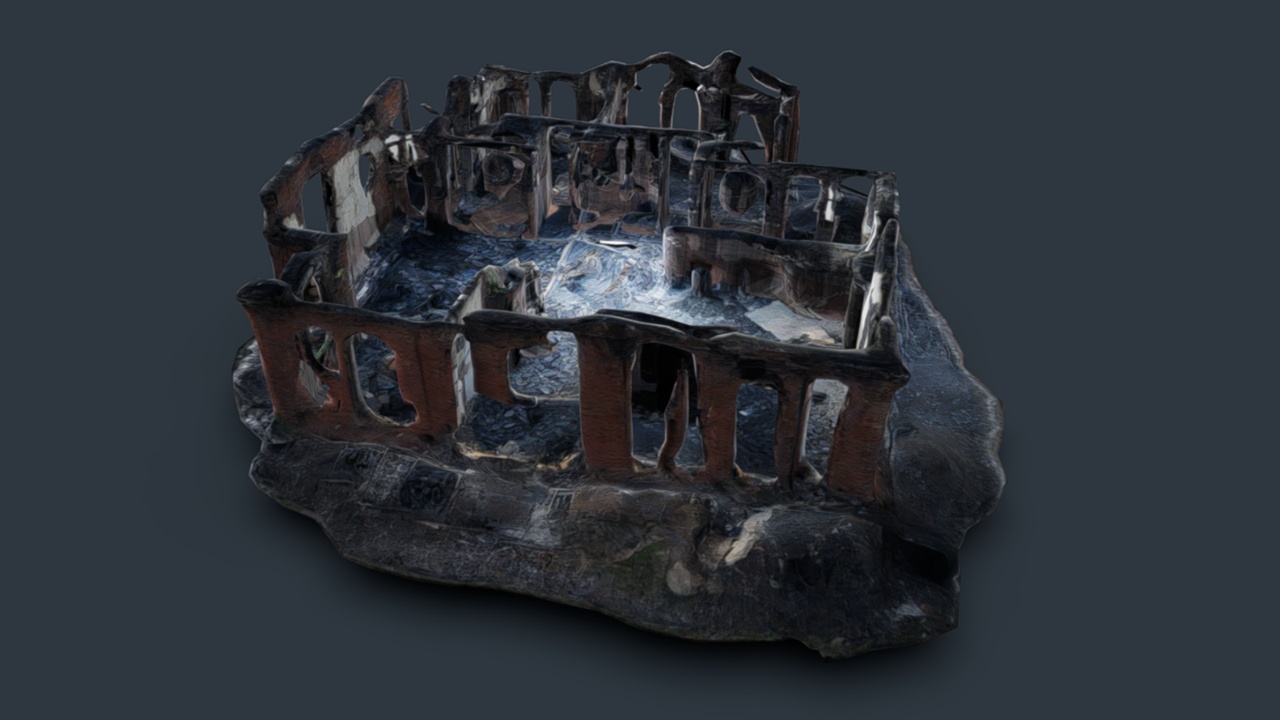 Media 1 for listing Destroyed abandoned building 003