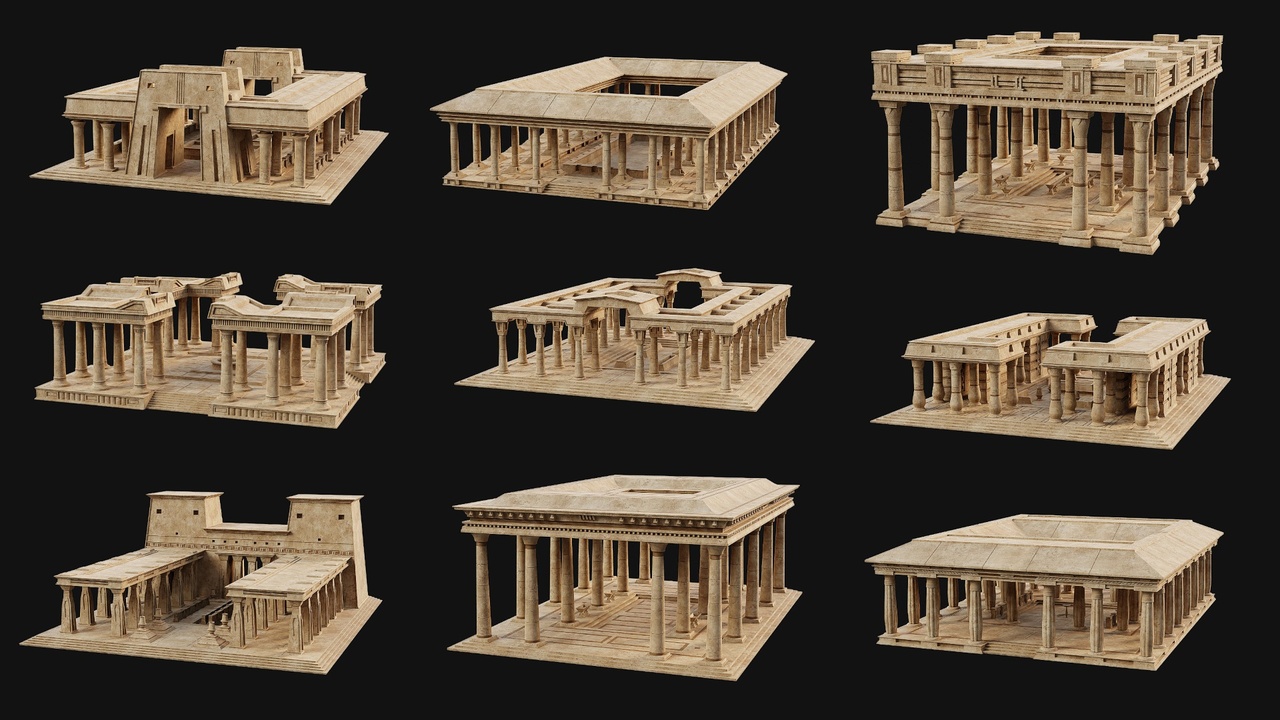 Ancient Atrium Temples 제품 등록을 위한 미디어 1개