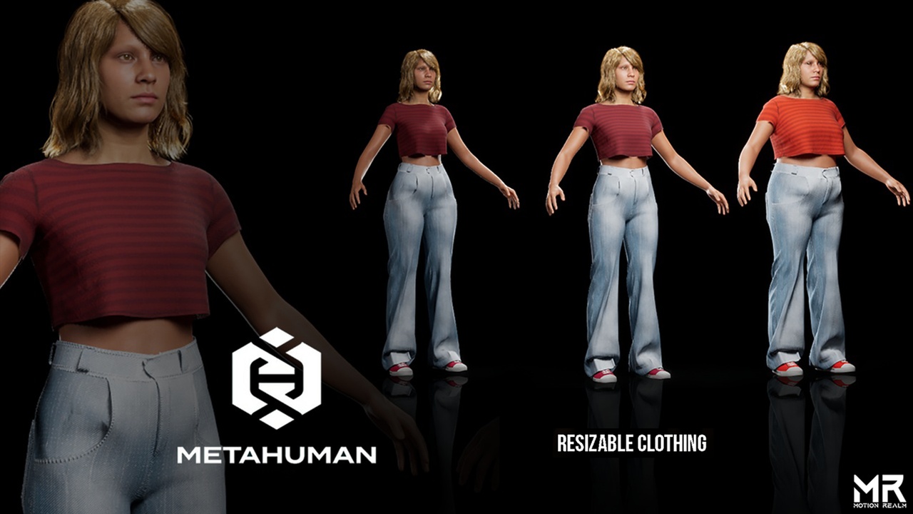 Media 1 for listing MetaHuman Outfit - Casual Teen Clothing