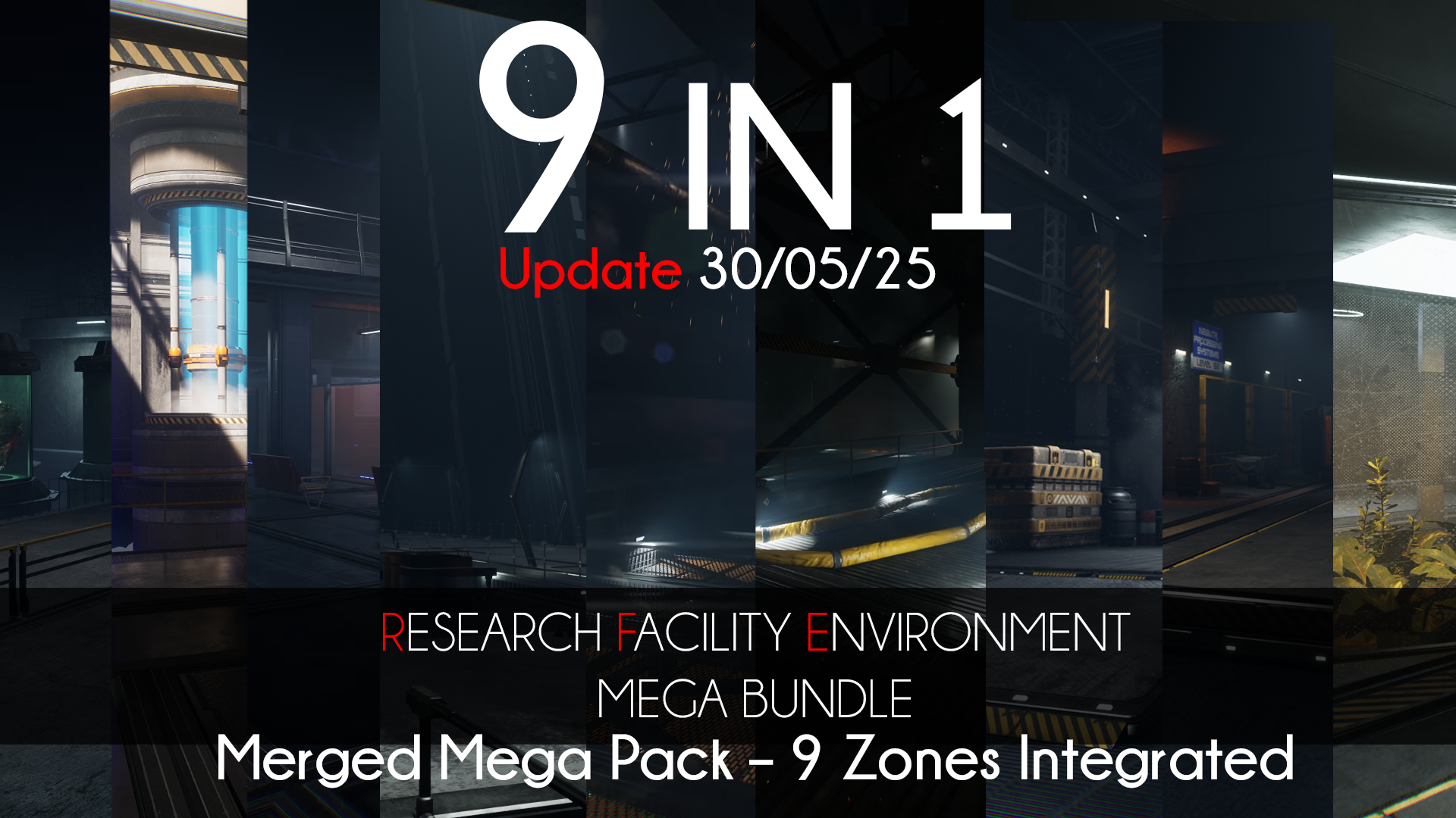 9 IN 1 Research Facility Environment Mega Pack | Fab
