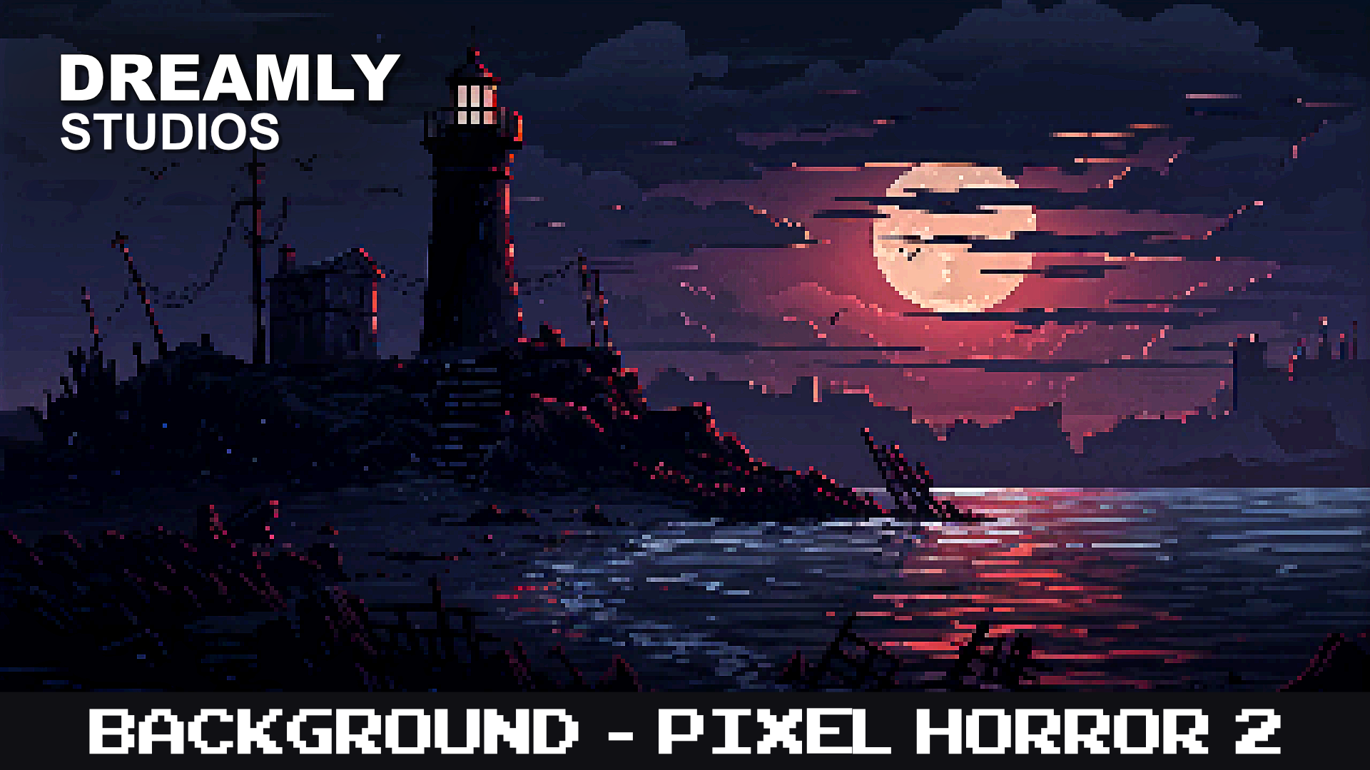 BACKGROUND - Pixel Horror 2 | Fab
