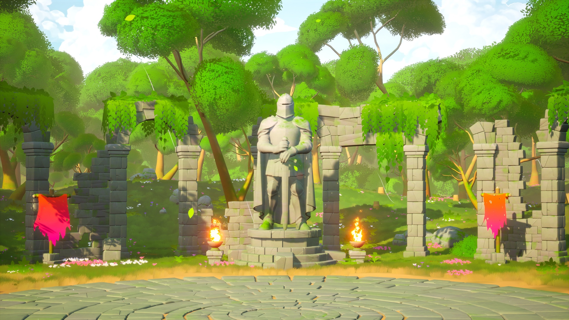 Media 1 for listing Arena: Forest Ruins - Low Poly Environment