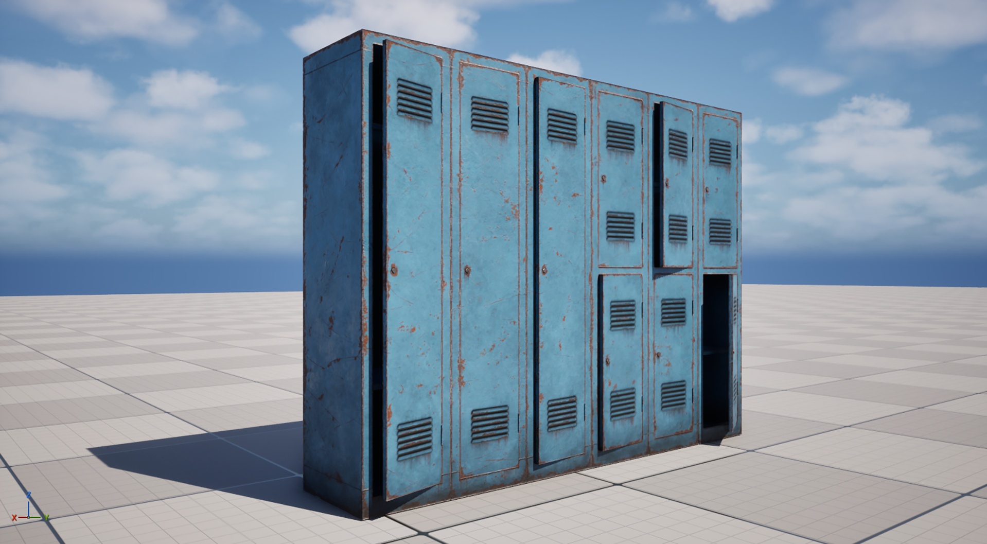 Media 1 for listing Lockers PBR Low Poly