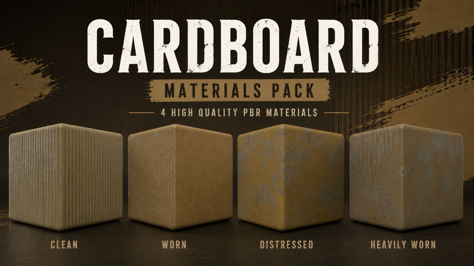 Cardboard Materials Pack | Fab