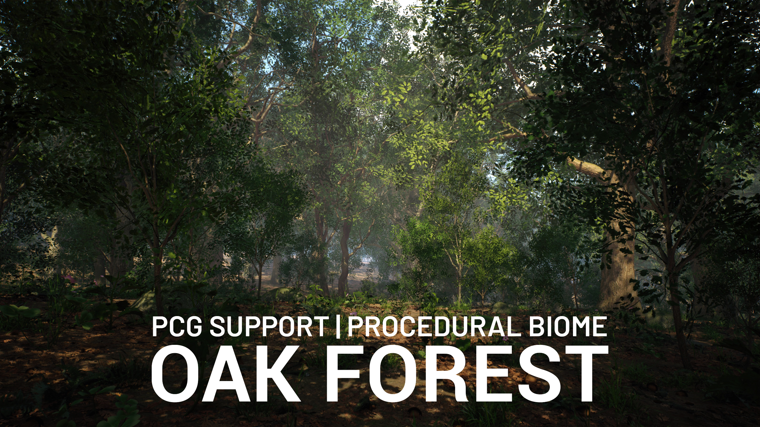 Oak Trees Forest Biome | Fab