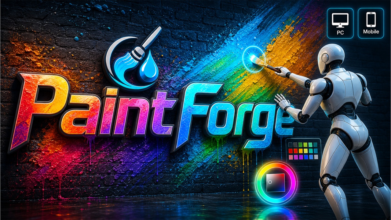 Media 1 for listing PaintForge — Runtime Mesh Painting & Material Eyedropper (PC & Mobile)