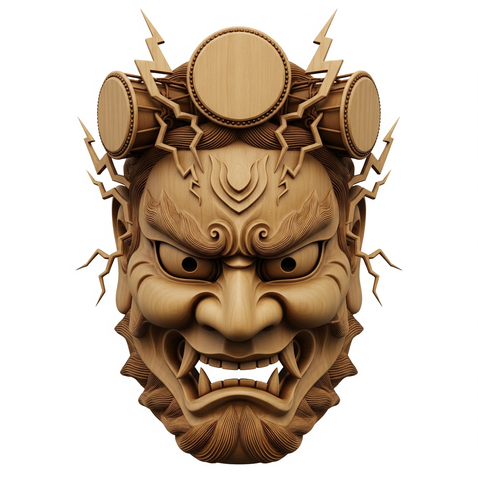 Kami Raijin Mask | Fab