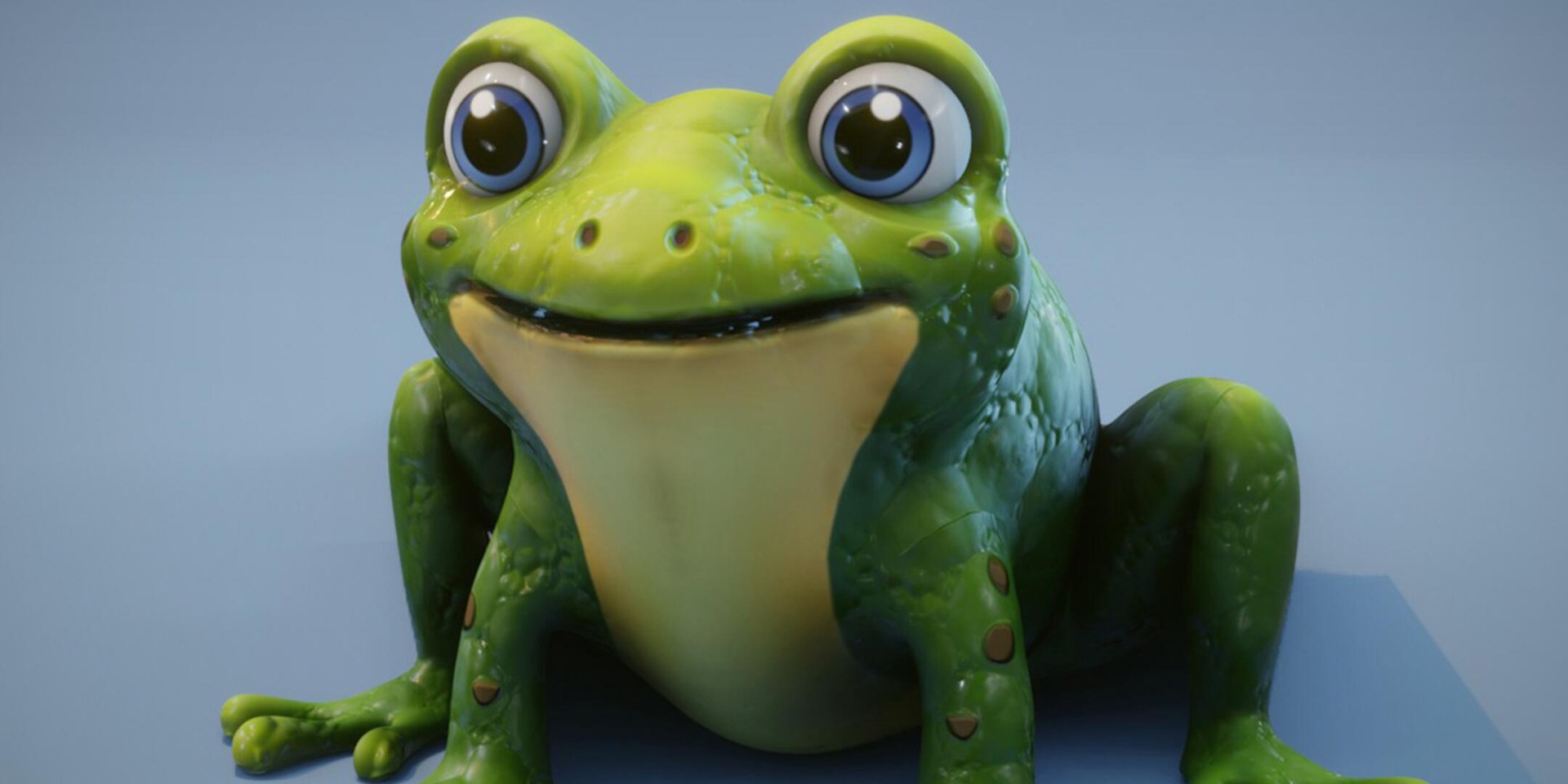 Media 1 for listing Cartoon Frog Animated 3D Model