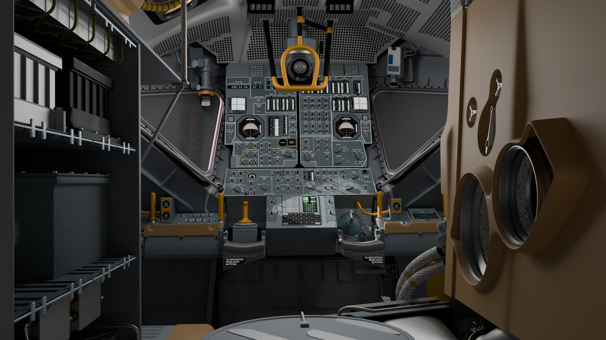 Media 1 for listing Apollo Lunar Module Interior & Exterior I Ultra Detailed NASA LM 3D model