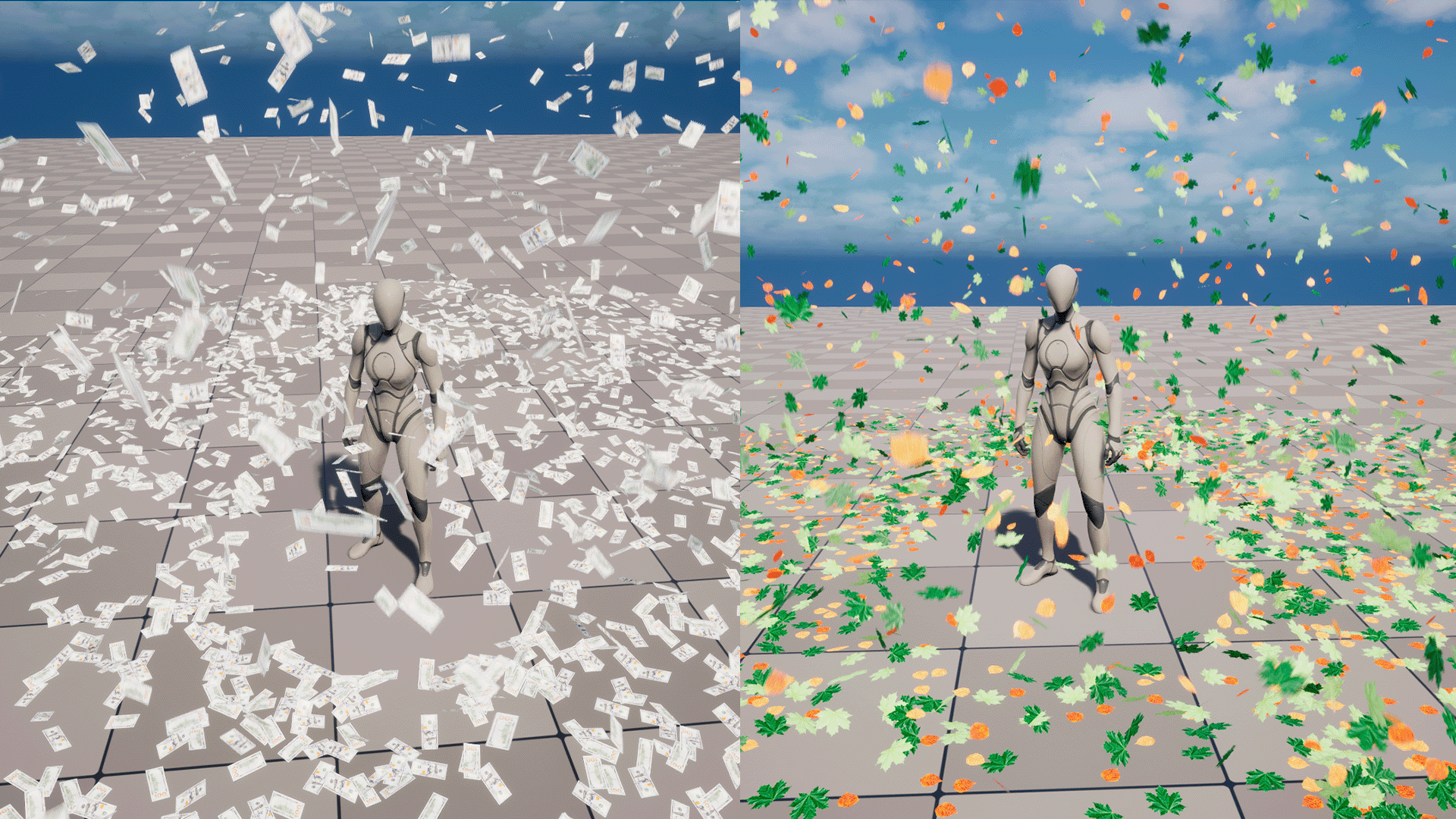 The Dynamic Scatter Trail Effect | Fab
