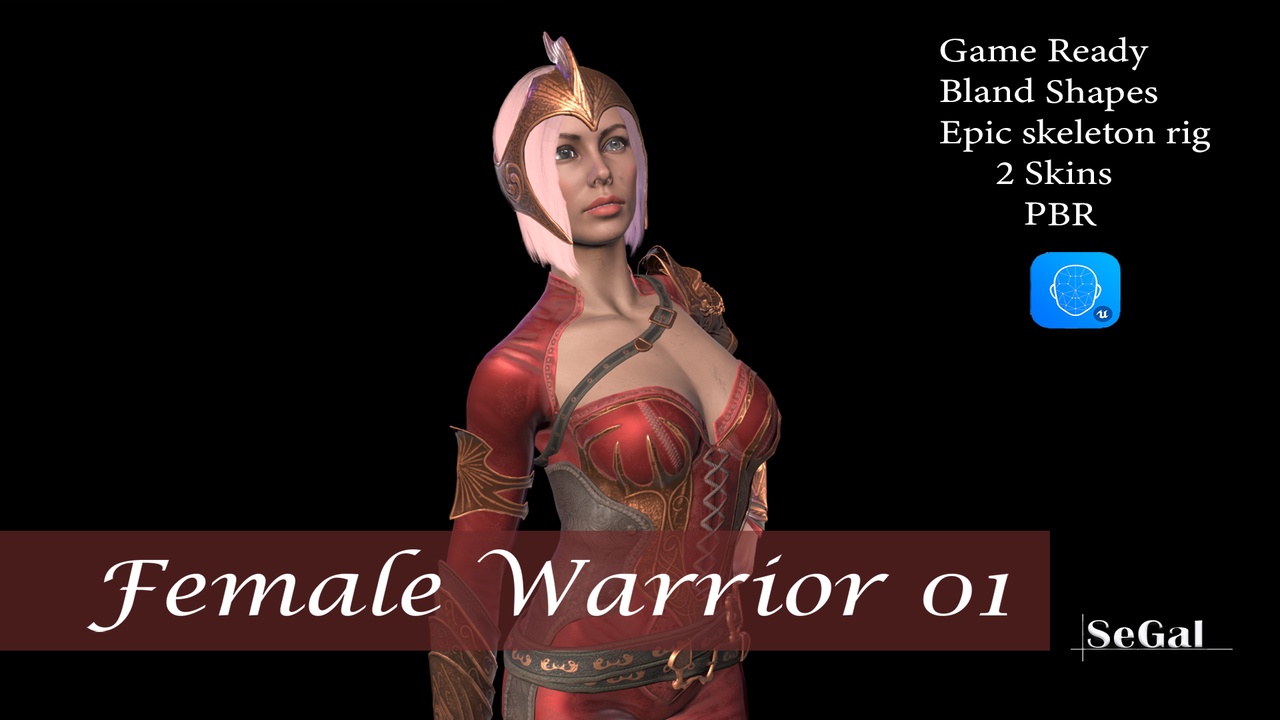 Media 1 for listing Female warrior 01