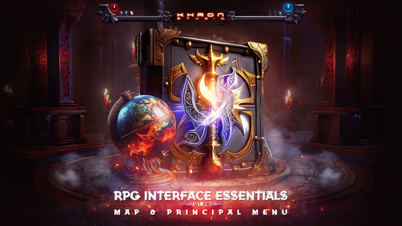 Media 1 for listing RPG Interface Essentials - Map & Principal Menu