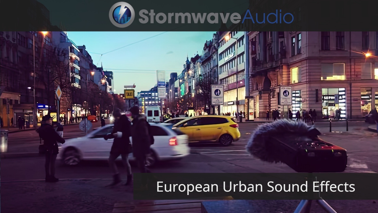 File multimediali per l'articolo European Urban Ambience Sound Effects Pack: 1