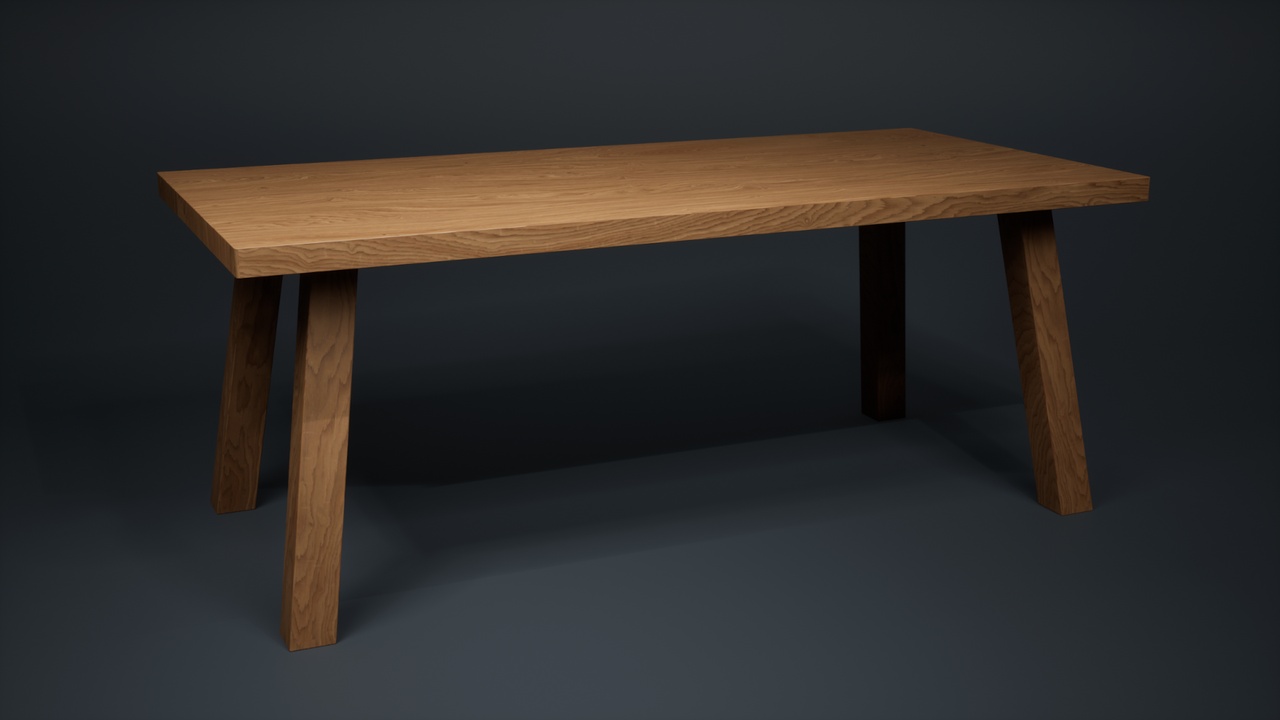 Media 1 for listing Modern Wooden Table