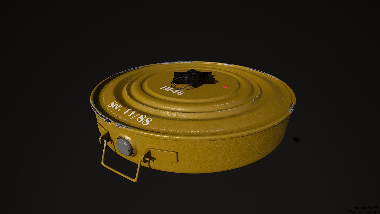 Media 1 for listing Anti-tank mine TM46 desert color