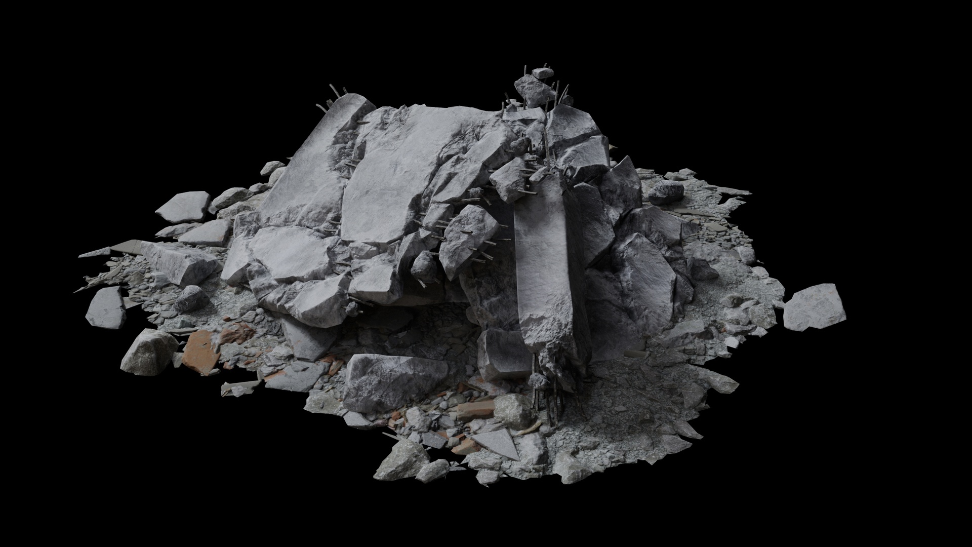 Media 1 for listing Ruin Debris Rubble 04 Low-Poly