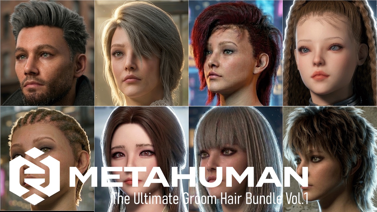 Media 1 for listing MHC: The Ultimate Groom Hair Bundle Vol. 1