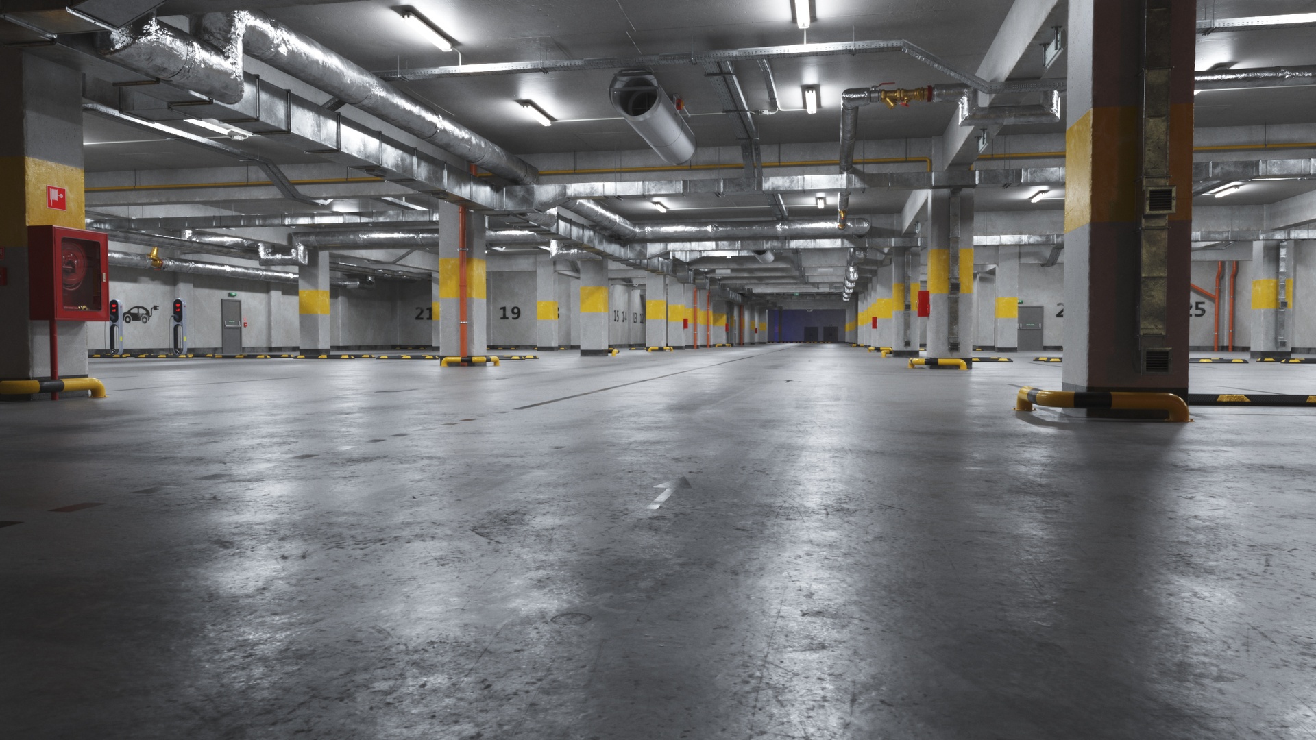 Media 1 for listing Underground garage props - Archmodels vol 218