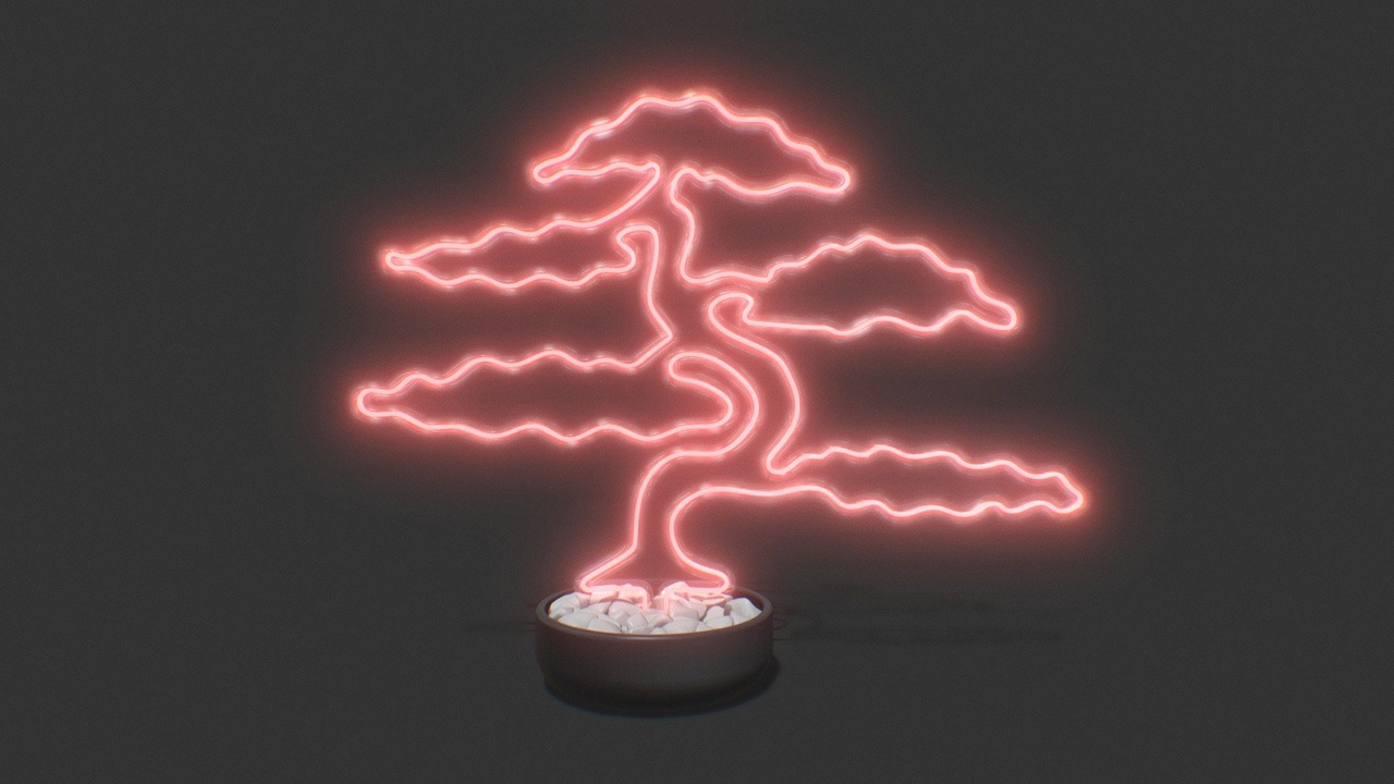 Media 1 for listing Bonsai 3 - Neon Sign