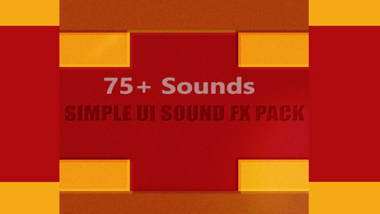 Media 1 for listing Simple UI Sound FX Pack