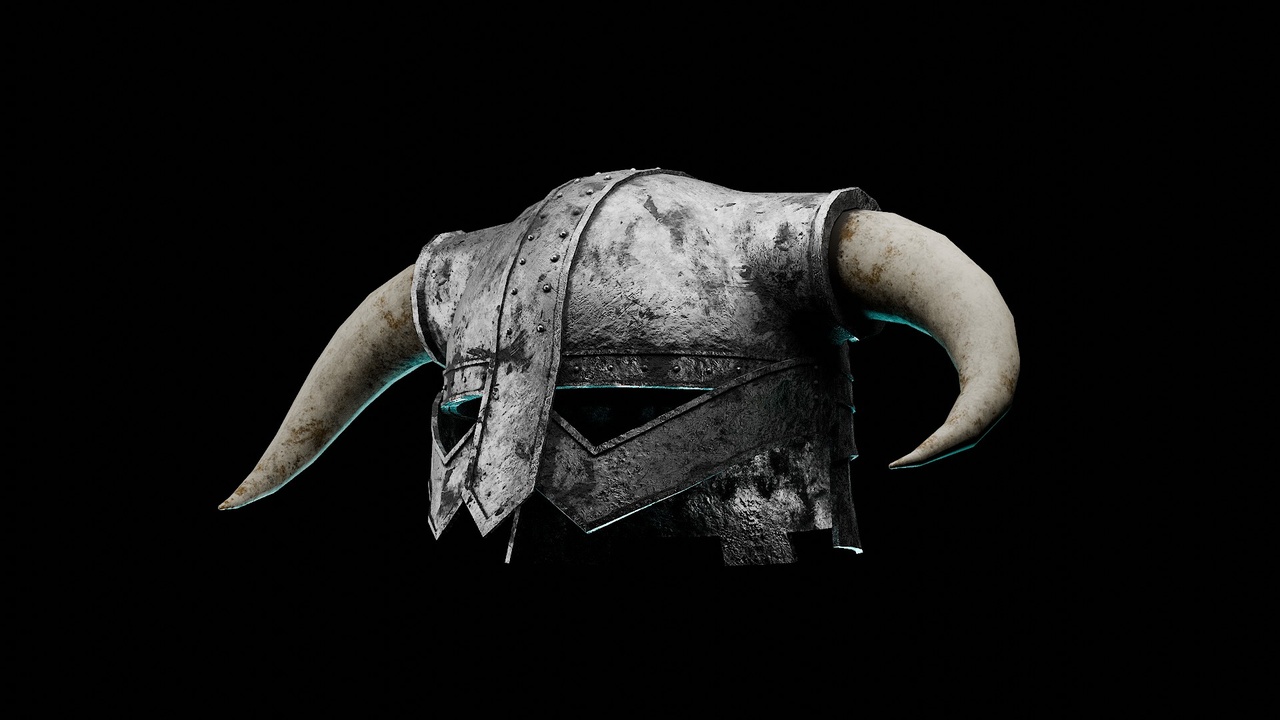 Media 1 for listing Ancient Viking Horned Helmet | Game-Ready