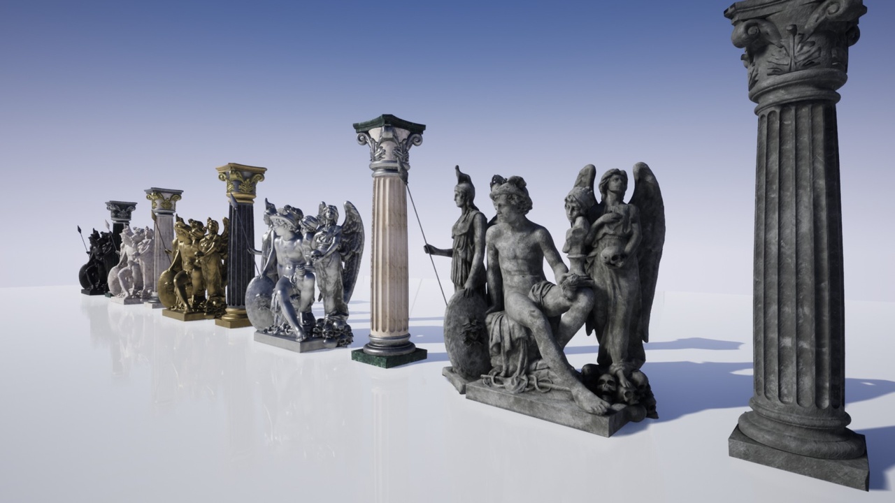 Media 1 for listing Ancient Statues with Showcase Museum