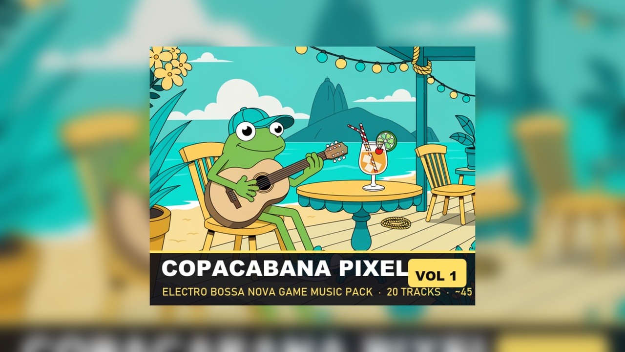 Media 1 for listing Copacabana Pixel Vol 1 - Electro Bossa Nova Game Music Pack