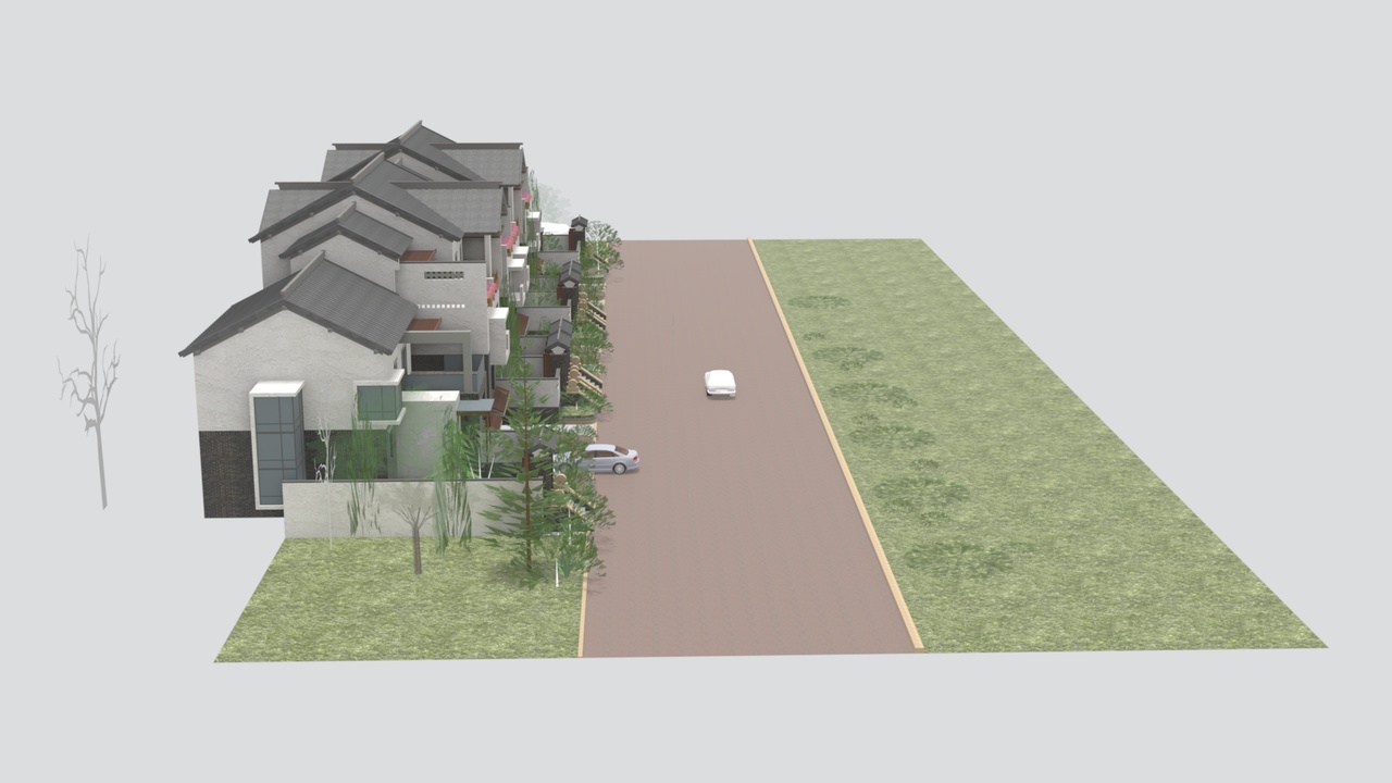 Media 1 for listing Modern Villa Residential Architecture 3D Model