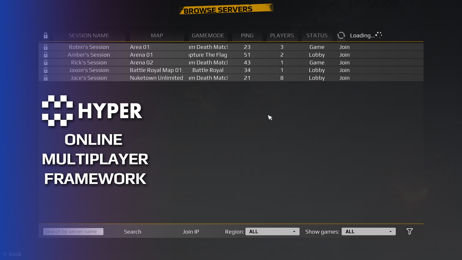 Media 1 for listing Hyper Online Multiplayer Framework v4