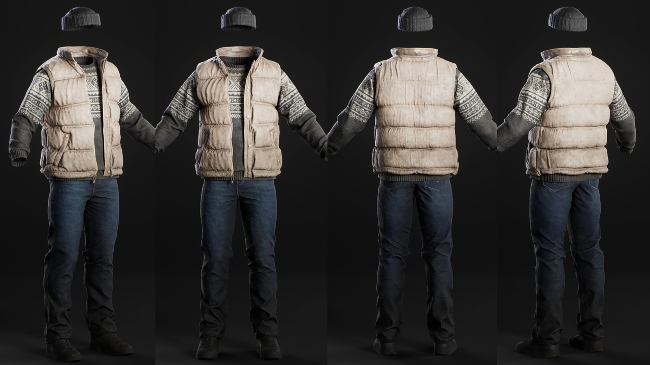 Media 1 for listing Survival Outfit 07 - Metahuman