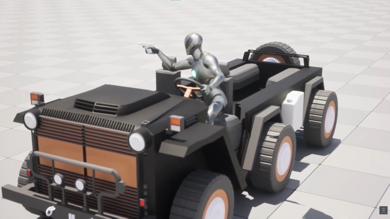 Media 1 for listing Simple Car Driving Animation