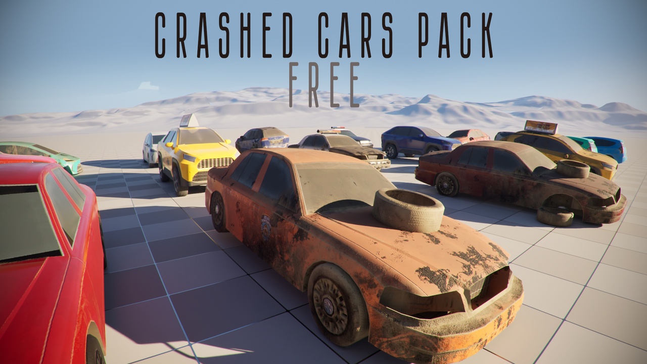 Media 1 for listing Top-Down Car_Crashed_Pack
