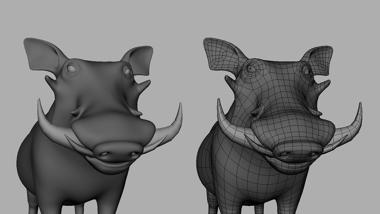 Media 1 for listing Warthog- Topology + UV Map
