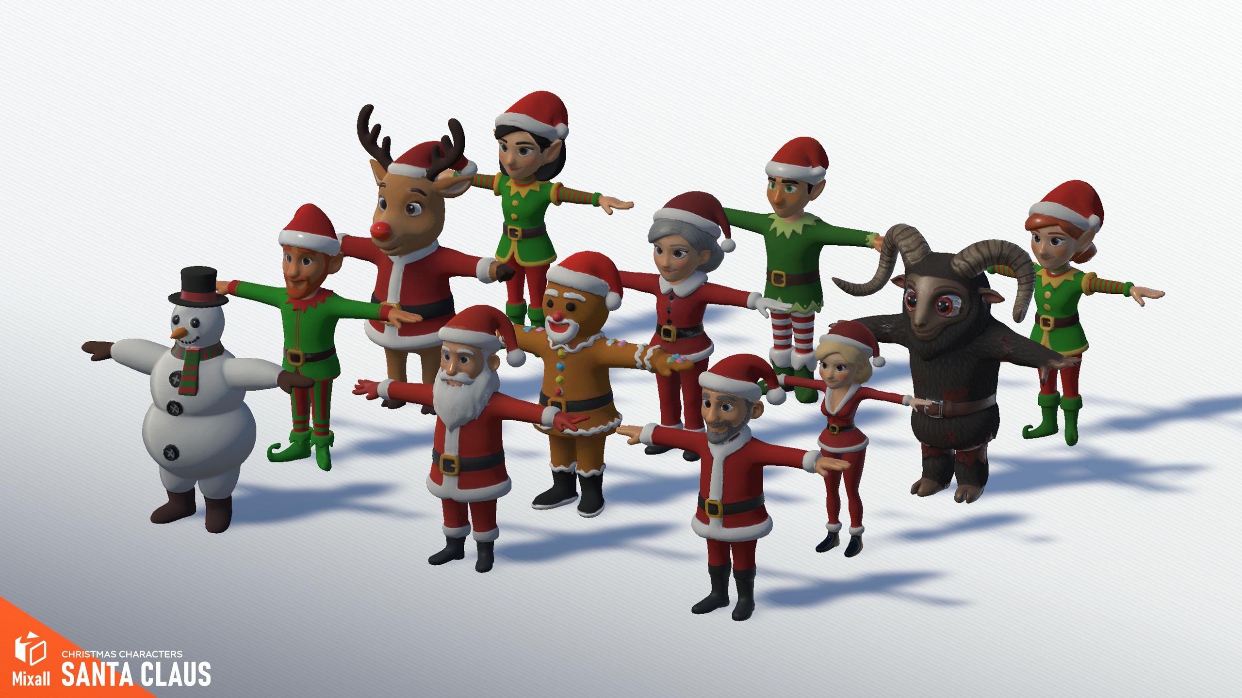 Media 1 for listing Santa Claus and Christmas characters