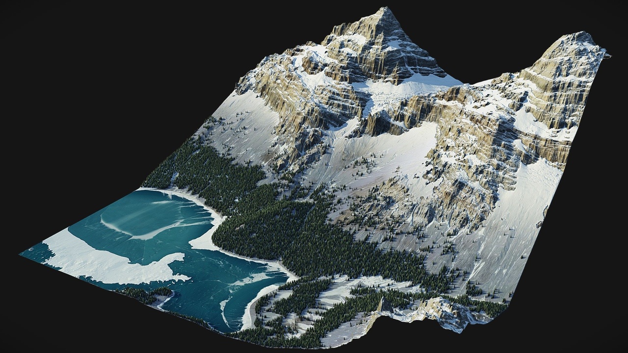 Media 1 for listing Mountain Lake Part - (World Machine)