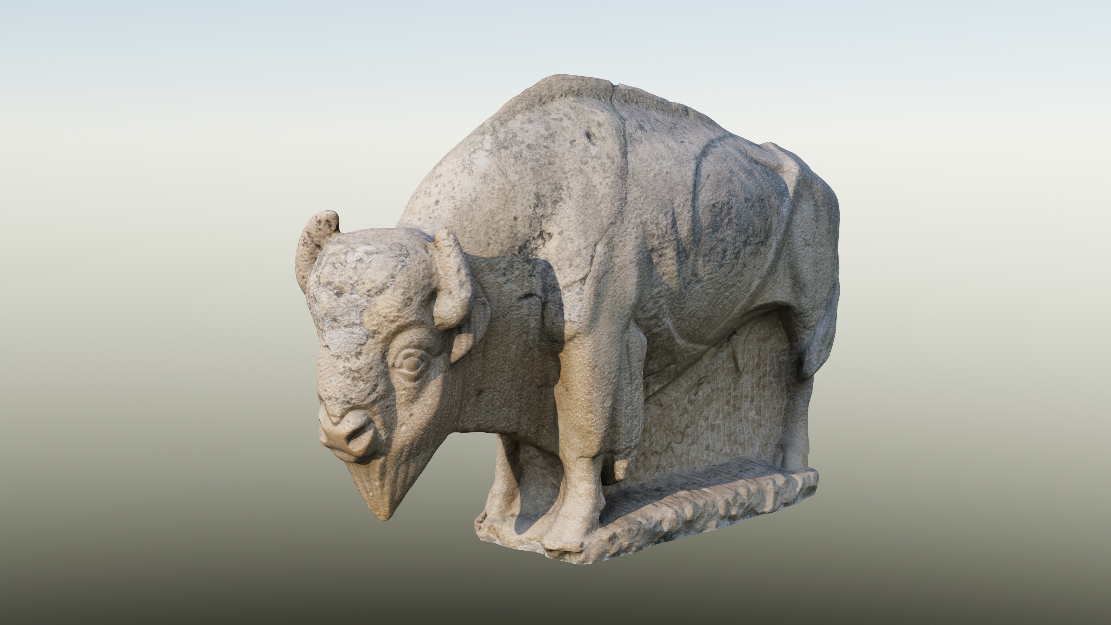 Bison Sculpture, Jesús Otero, Santillana del Mar, Cantabria, Spain | Fab
