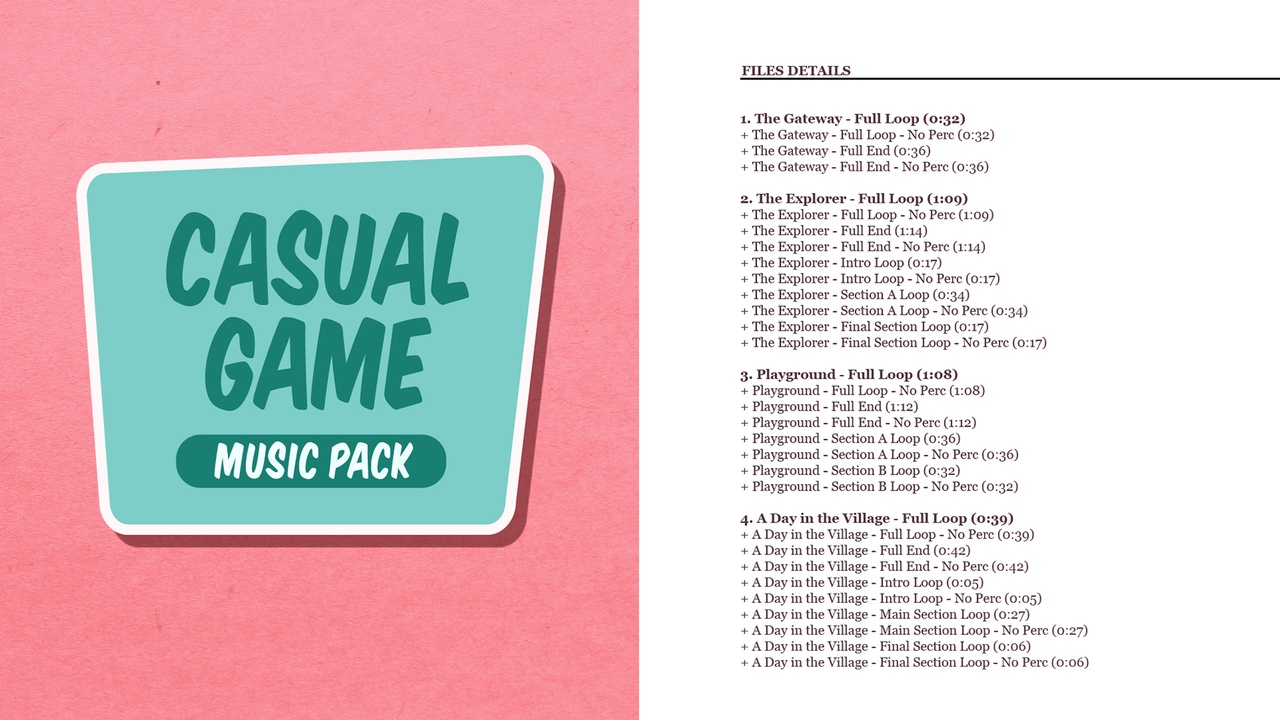 商品 Casual Game Music Pack 的媒体 1