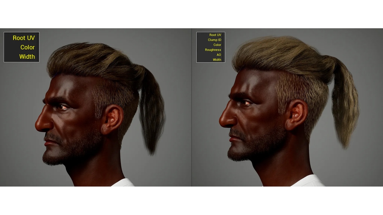 Media 1 for listing GroomForge PRO: Blender to Unreal Groom Export