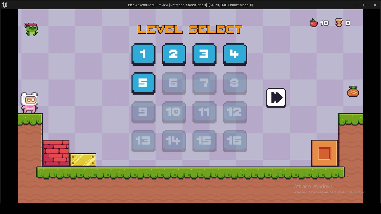 Media 1 for listing 2D Pixel-Art Platformer Game Template