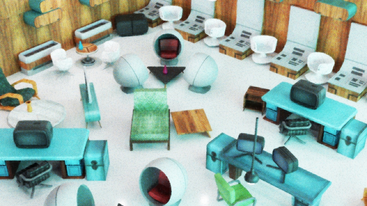 Media 1 for listing Retro Futurism Furniture (PSX Style)