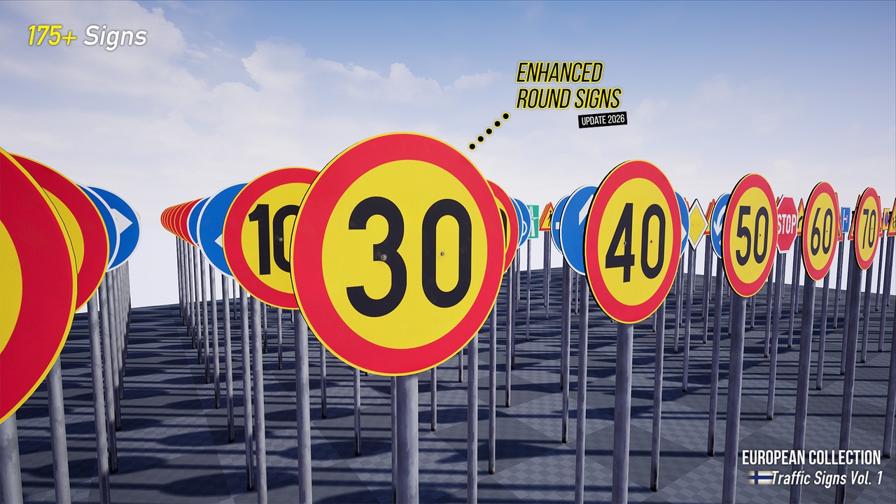 Media 1 for listing European Collection: Finnish Traffic Signs Vol. 1 - Finland