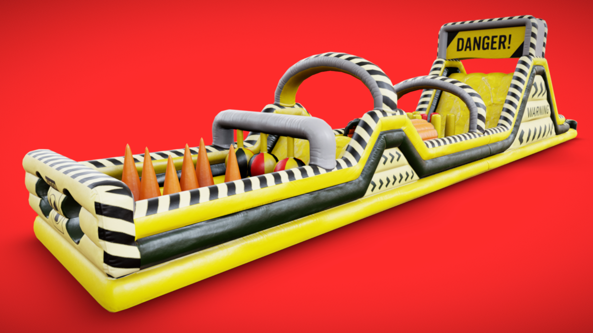 Obstacle Course Inflatable Icon Inflatable Obstacle Course | Fab