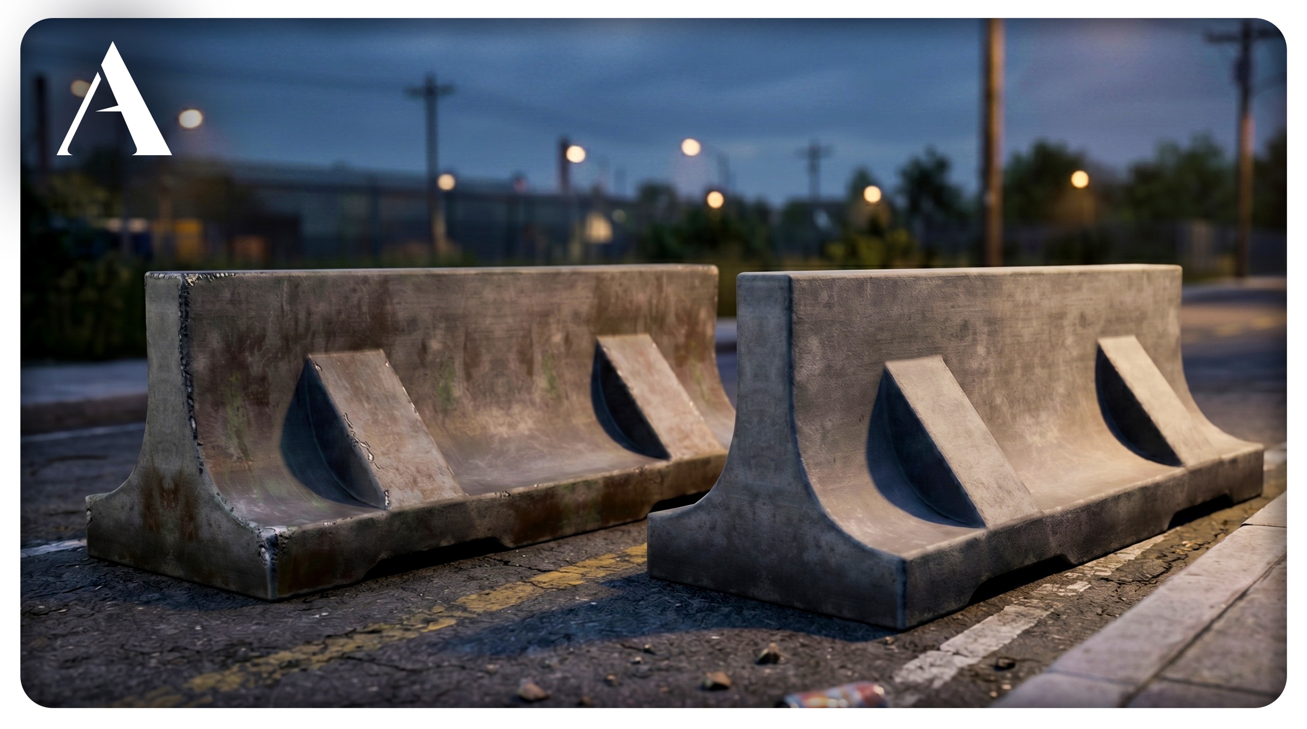 Media 1 for listing Realistic Concrete Barrier,Game_Ready PBR 3D Model